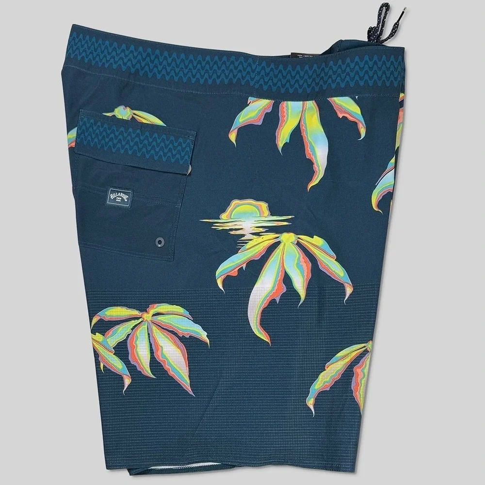 Billabong Sundays Air Board Shorts - NWT Mens Size 38 Blue / Multi - #49568-K5